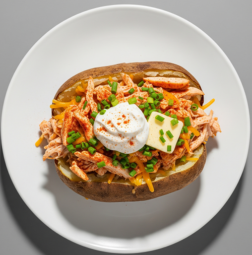 Baked Potato With Chicken Mayo 