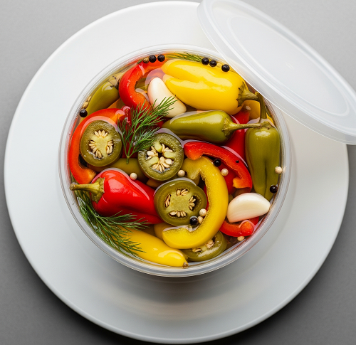 Tub Of Pickled Peppers 