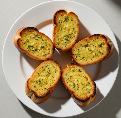 4 Slices Garlic Bread 