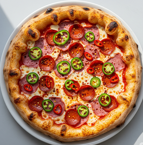 Pepperoni & Ham Pizza 