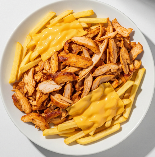 Chicken Doner, Chips & Cheese 